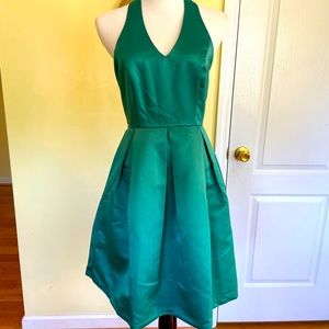 NWT ModCloth Emerald halter dress